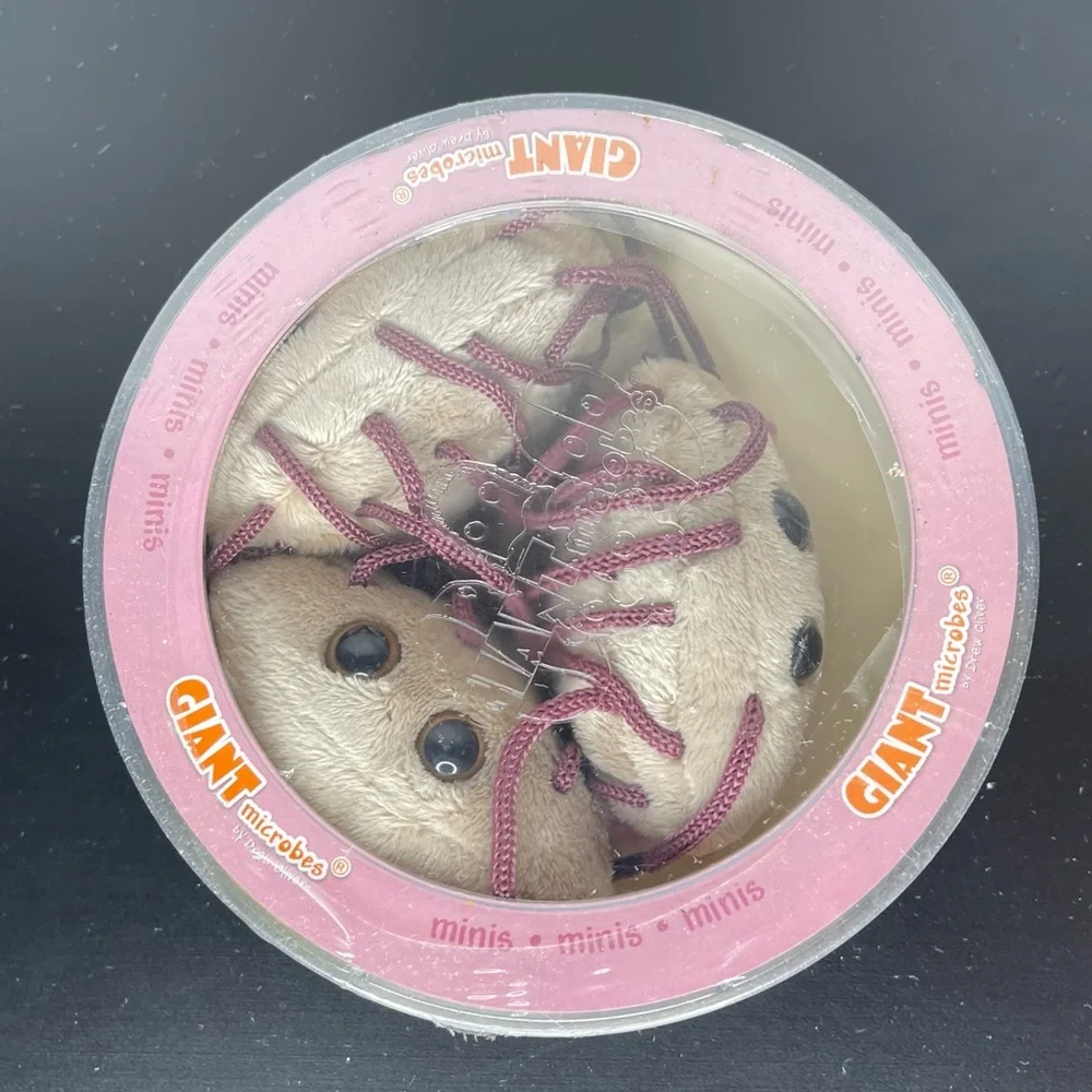 Giant Microbes Mini Plush Pertri‎ Dish Lot HIV And E Coli - New